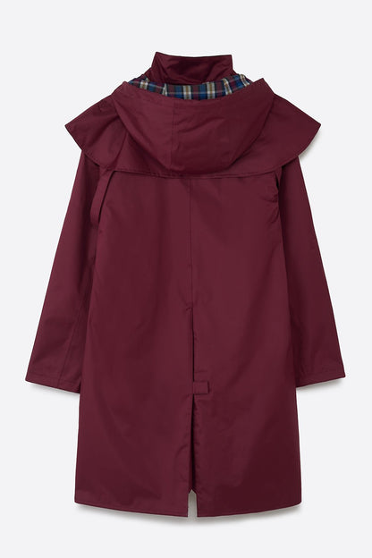 Outrider 3/4 Length Waterproof Raincoat - Berry-Lighthouse