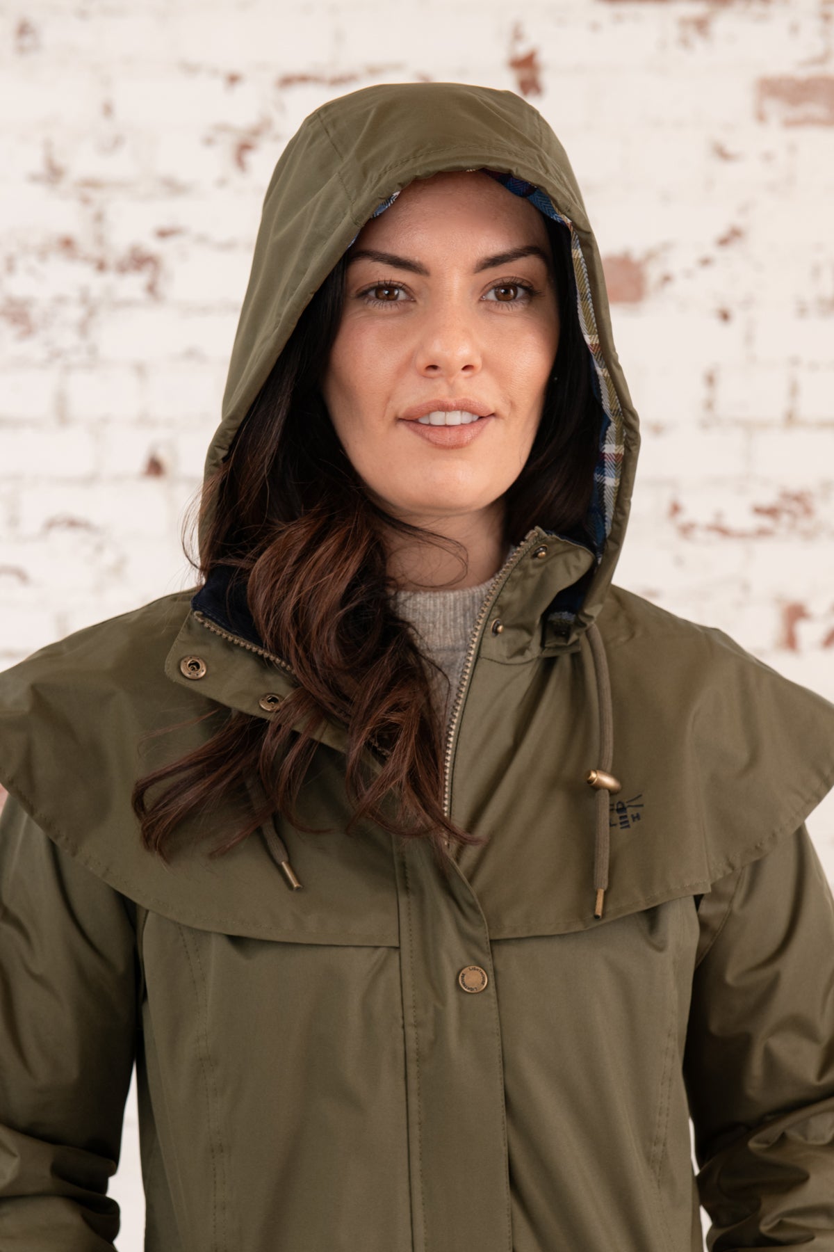 Outrider 3/4 Length Waterproof Raincoat - Fern-Lighthouse