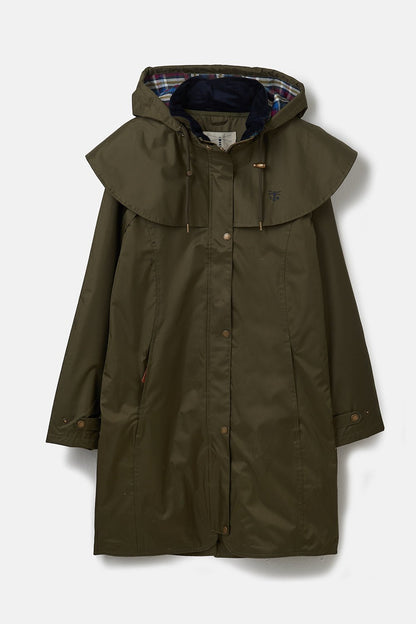 Outrider 3/4 Length Waterproof Raincoat - Fern-Lighthouse