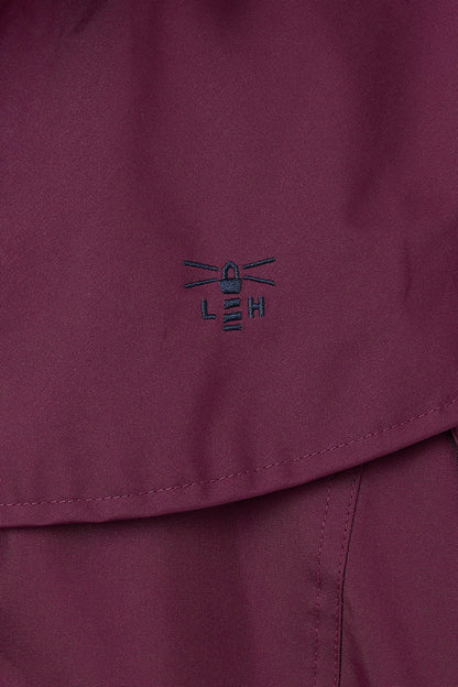 Outrider 3/4 Length Waterproof Raincoat - Plum-Lighthouse