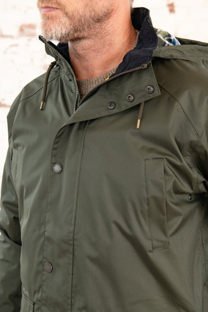 Oxford Raincoat - Hunter Green-Lighthouse