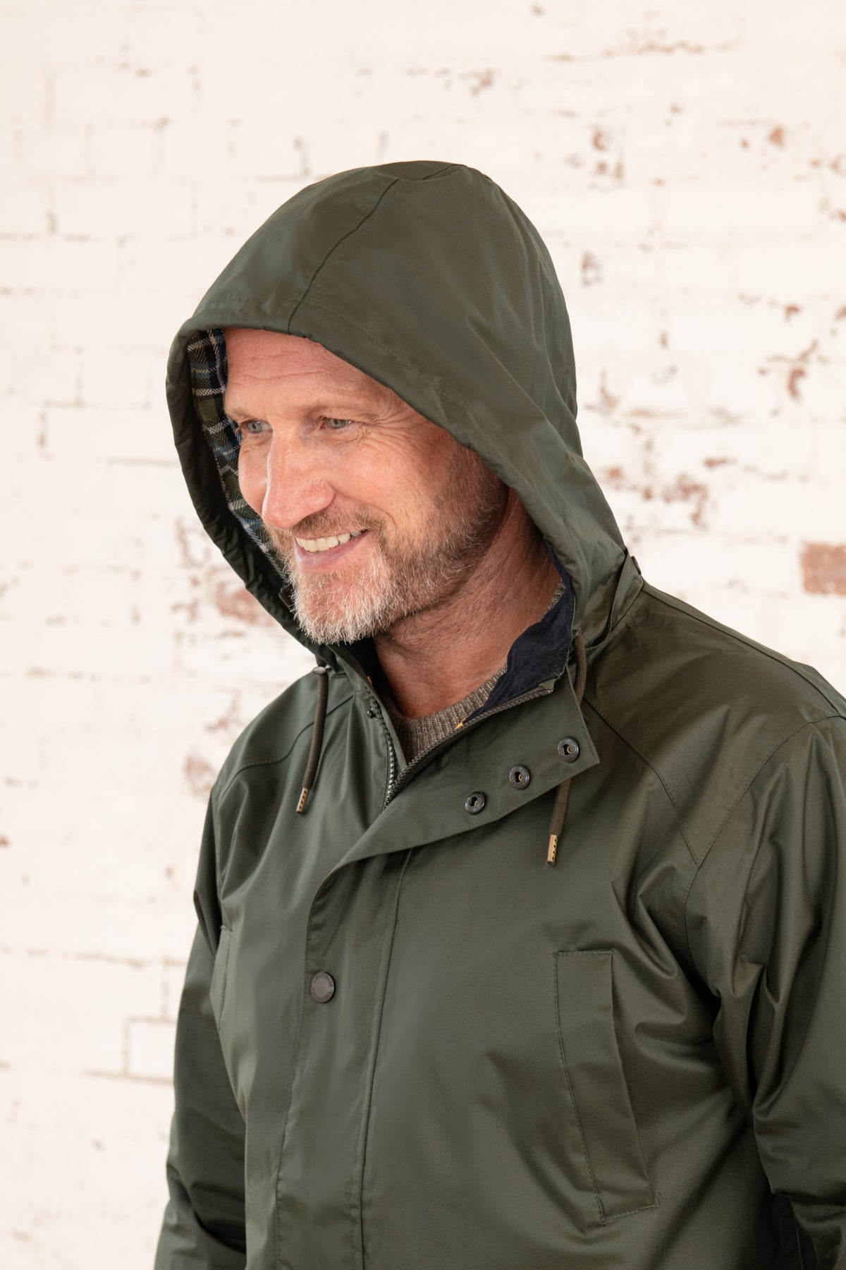 Oxford Raincoat - Hunter Green-Lighthouse