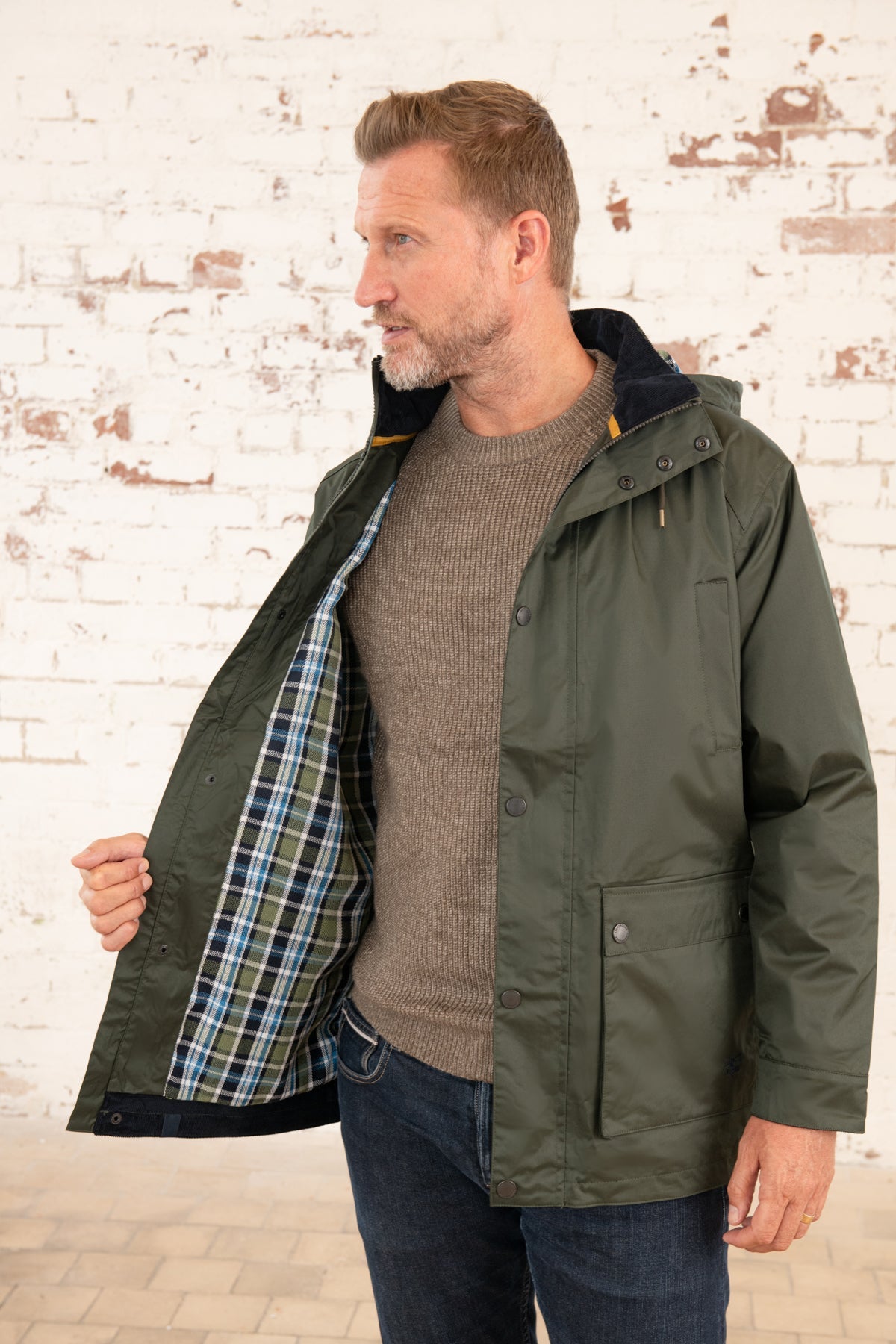 Oxford Raincoat - Hunter Green-Lighthouse