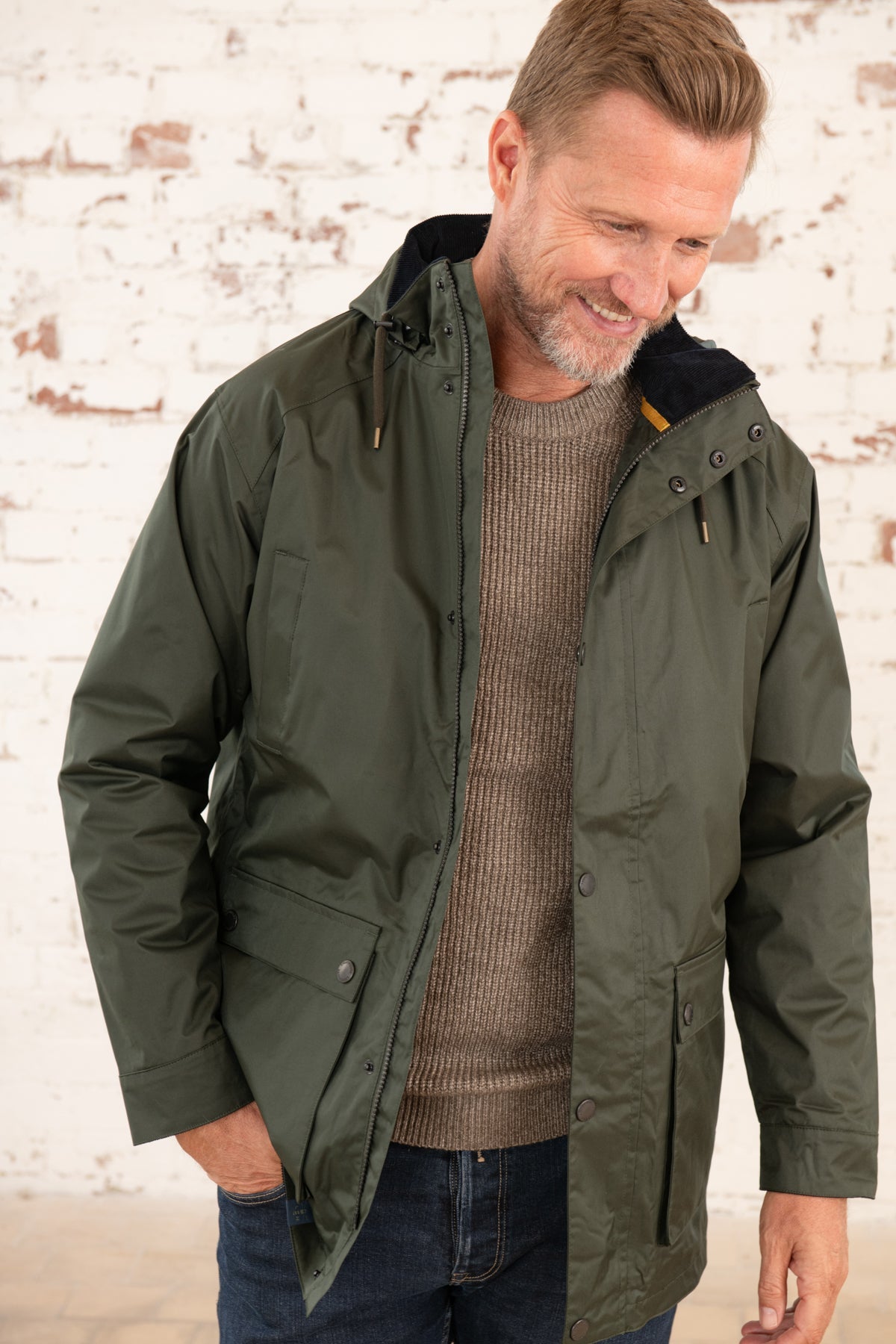 Oxford Raincoat - Hunter Green-Lighthouse