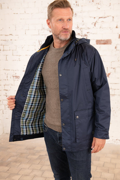 Oxford Raincoat - Navy-Lighthouse