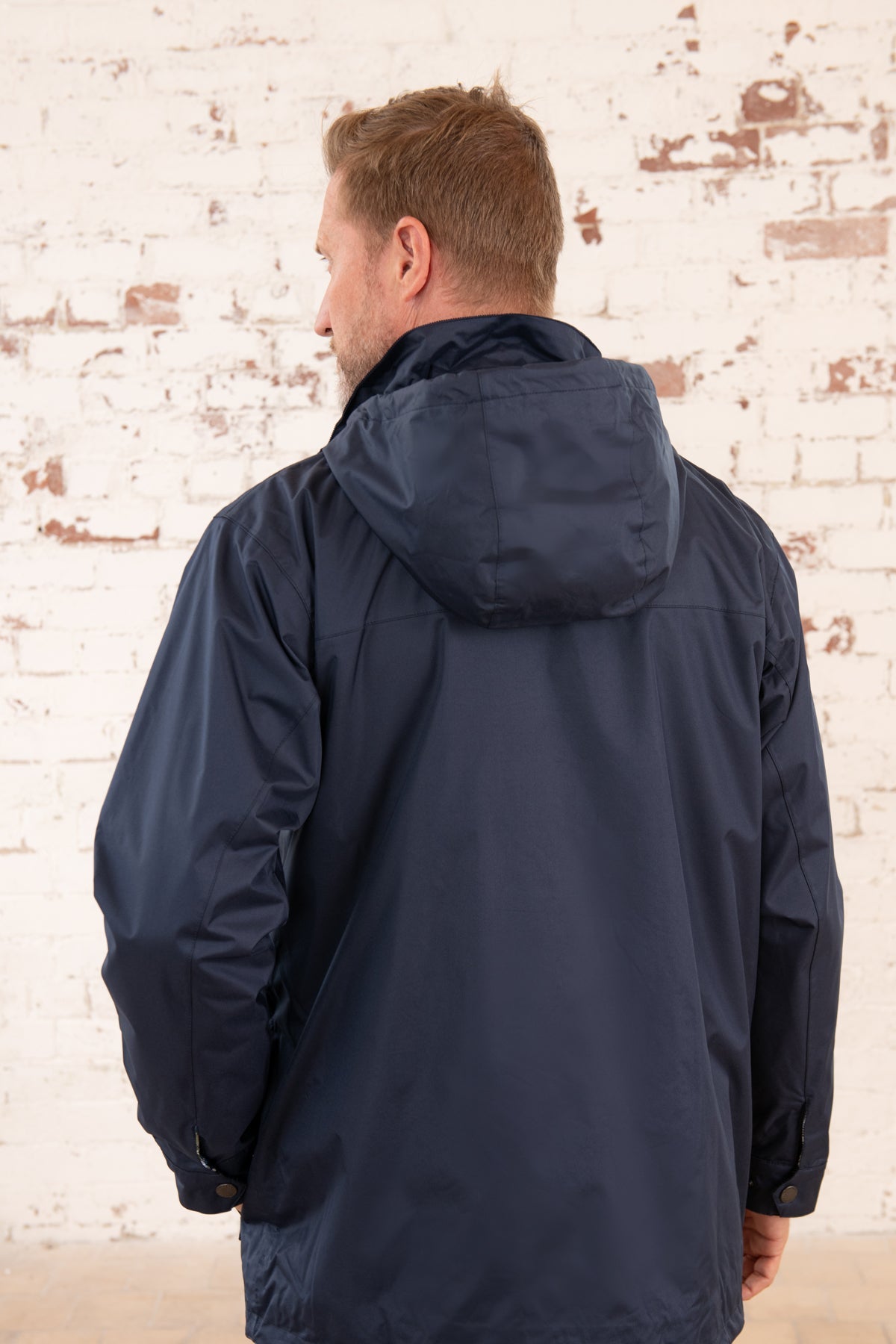 Oxford Raincoat - Navy-Lighthouse