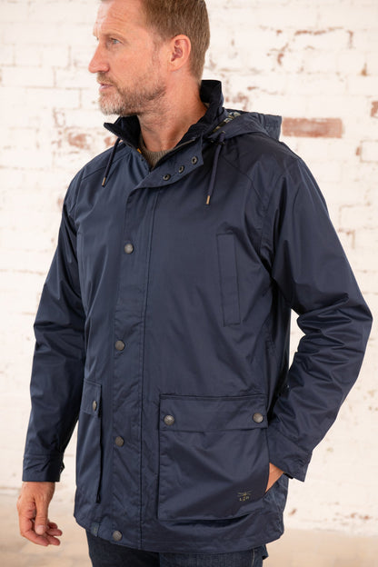 Oxford Raincoat - Navy-Lighthouse