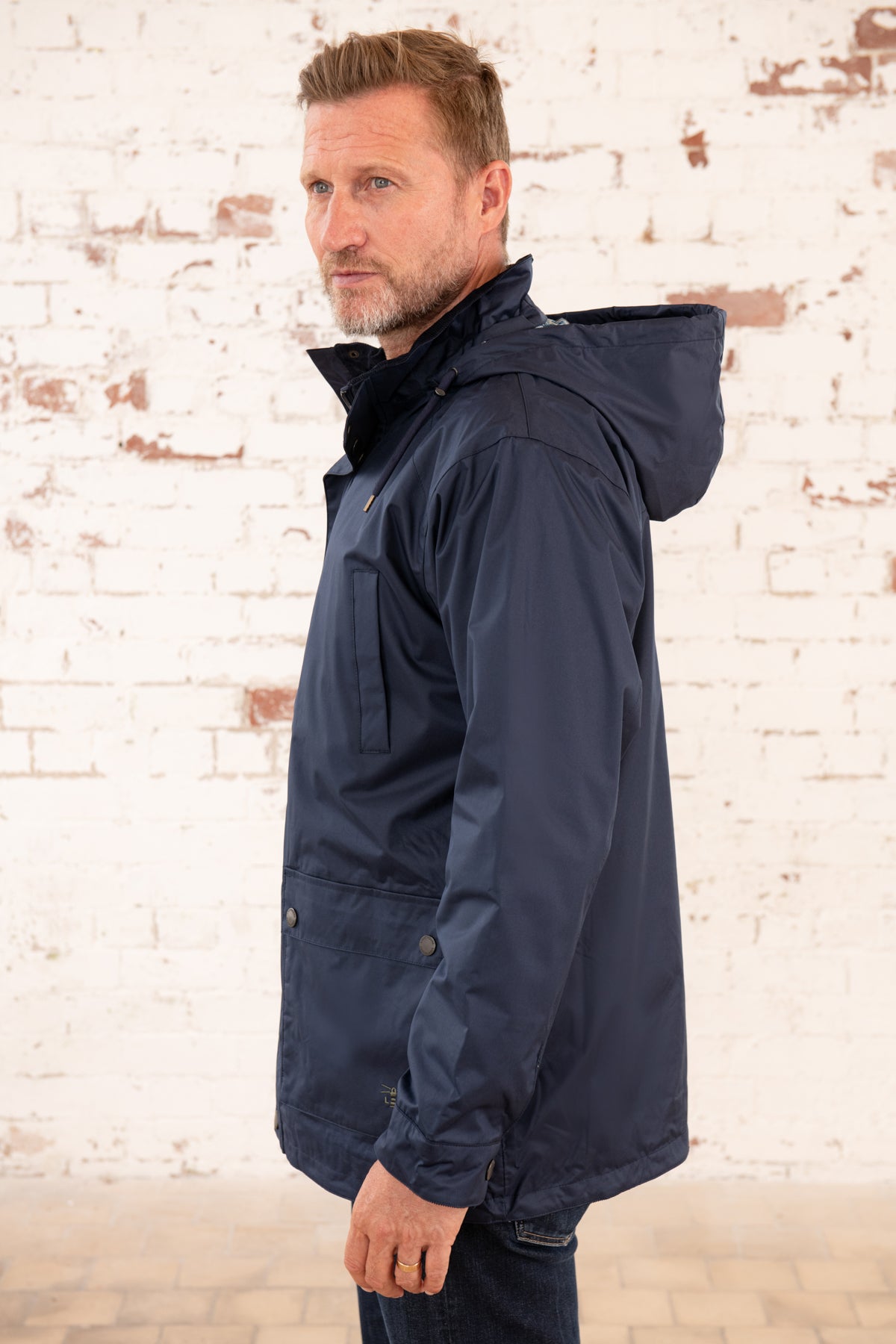 Oxford Raincoat - Navy-Lighthouse