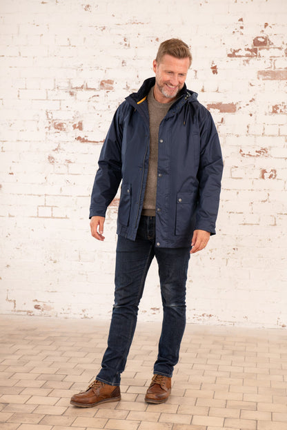 Oxford Raincoat - Navy-Lighthouse