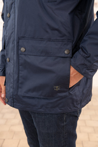 Oxford Raincoat - Navy-Lighthouse