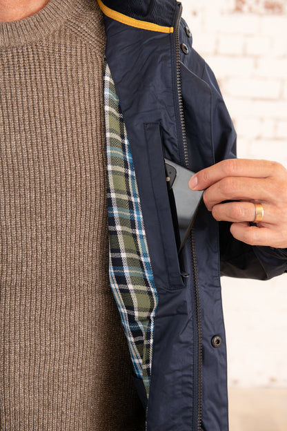 Oxford Raincoat - Navy-Lighthouse