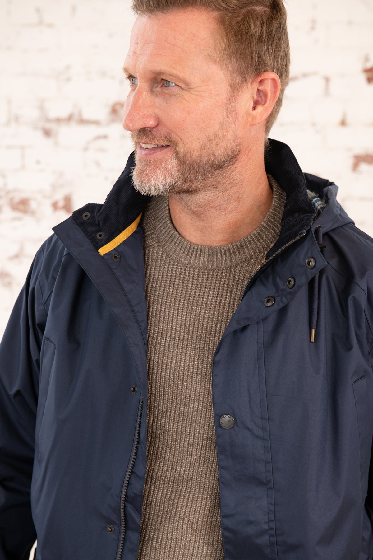 Oxford Raincoat - Navy-Lighthouse