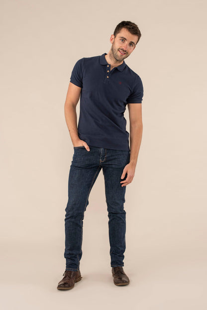 Pier Polo Shirt - Navy - Lighthouse