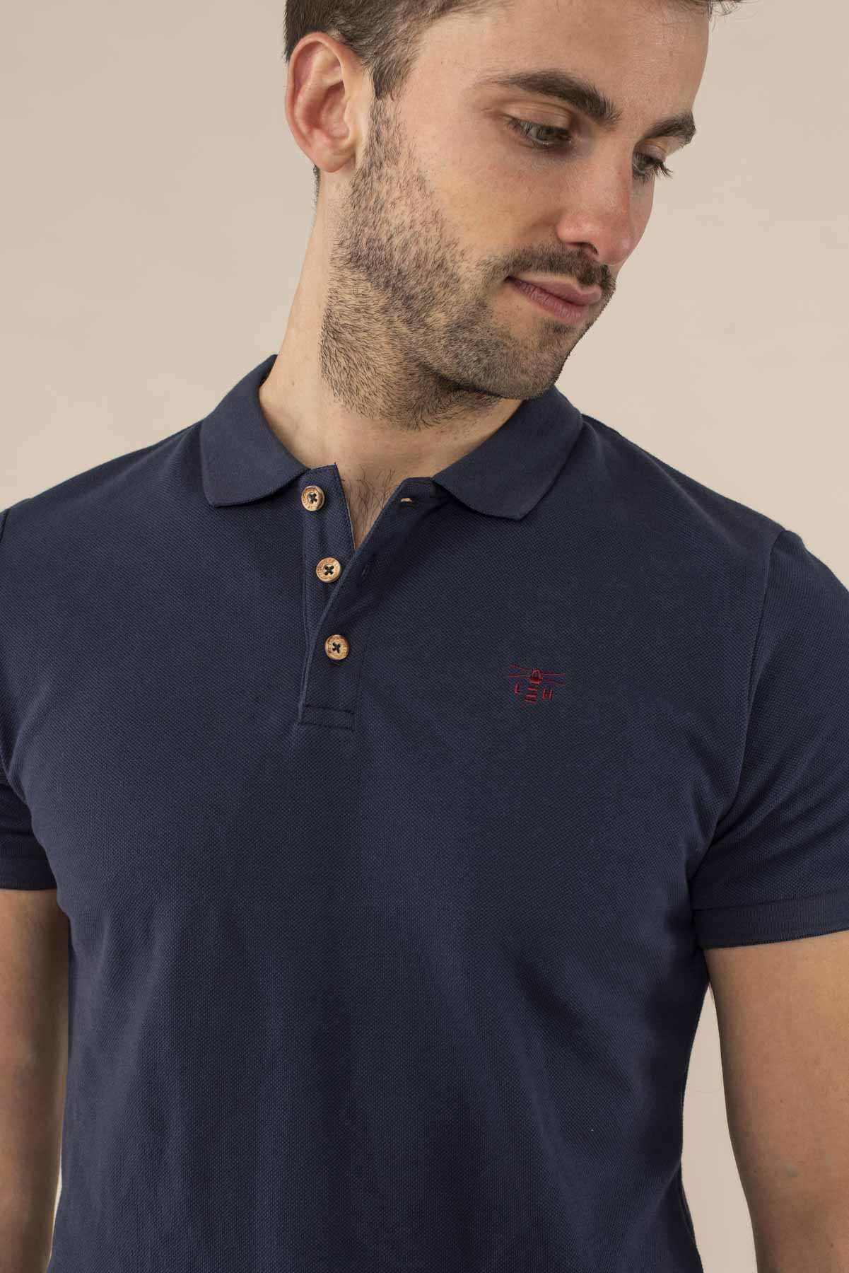 Pier Polo Shirt - Navy - Lighthouse