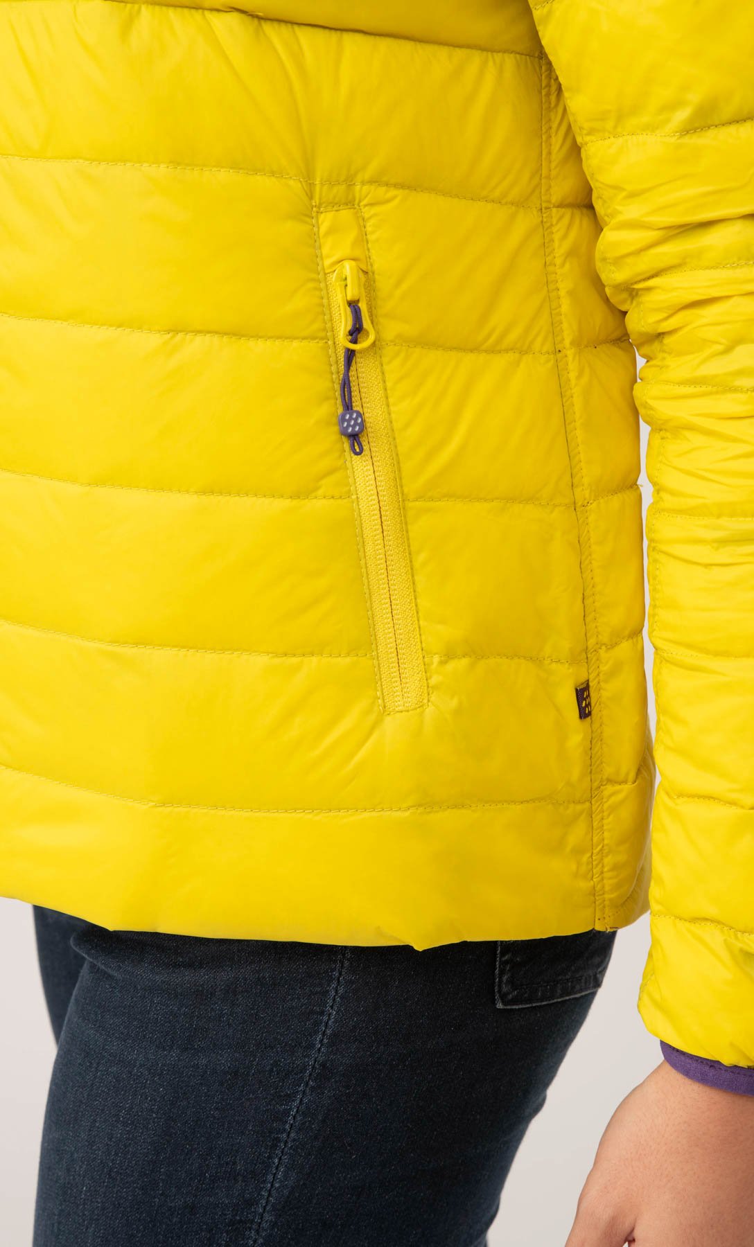 Polar II Womens Down Jacket - Yellow Grape-Mac in a Sac