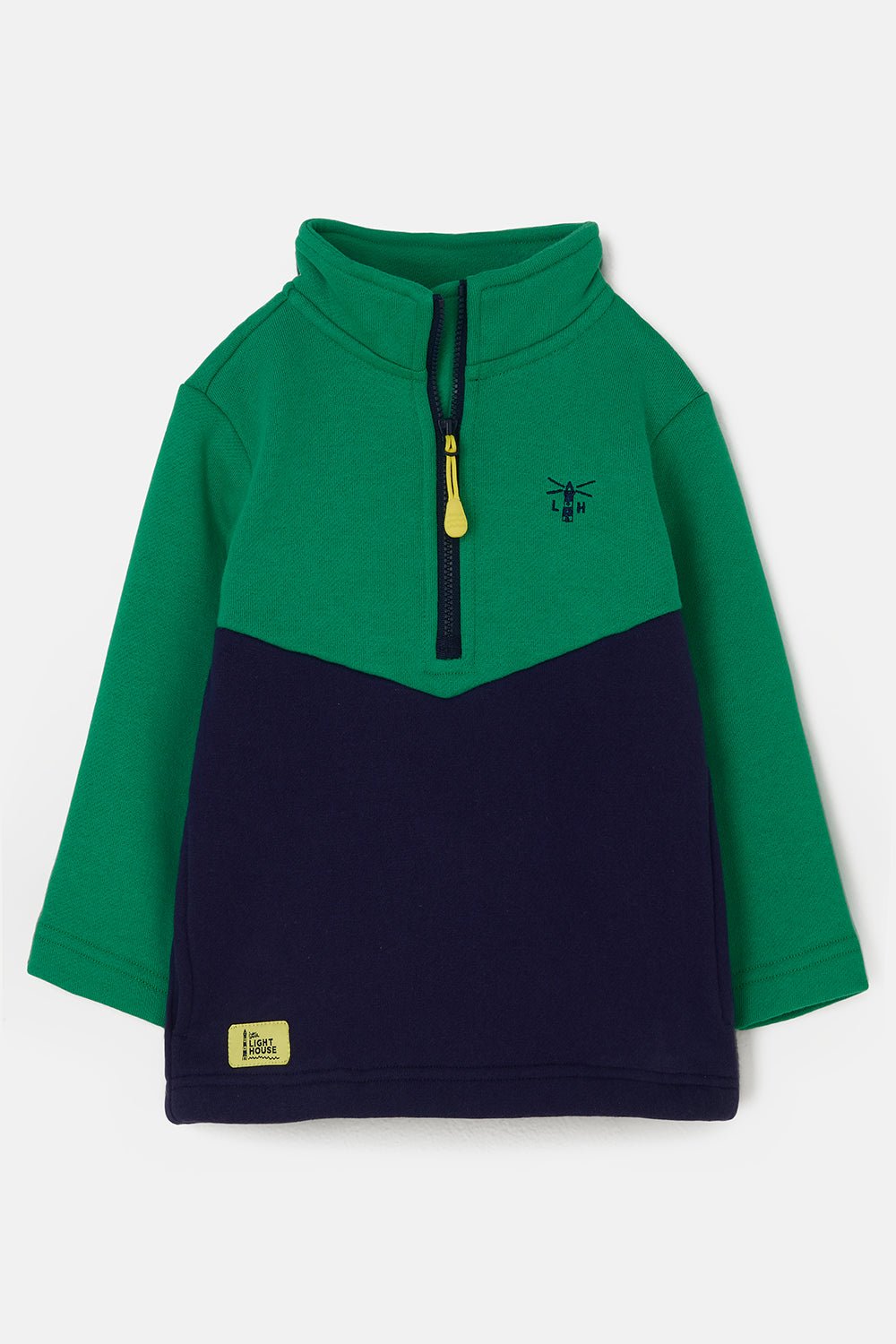 Riley Sweatshirt - Peagreen Navy-Lighthouse