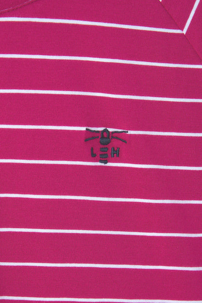 Seashore Long Sleeved Top - Deep Raspberry-Lighthouse