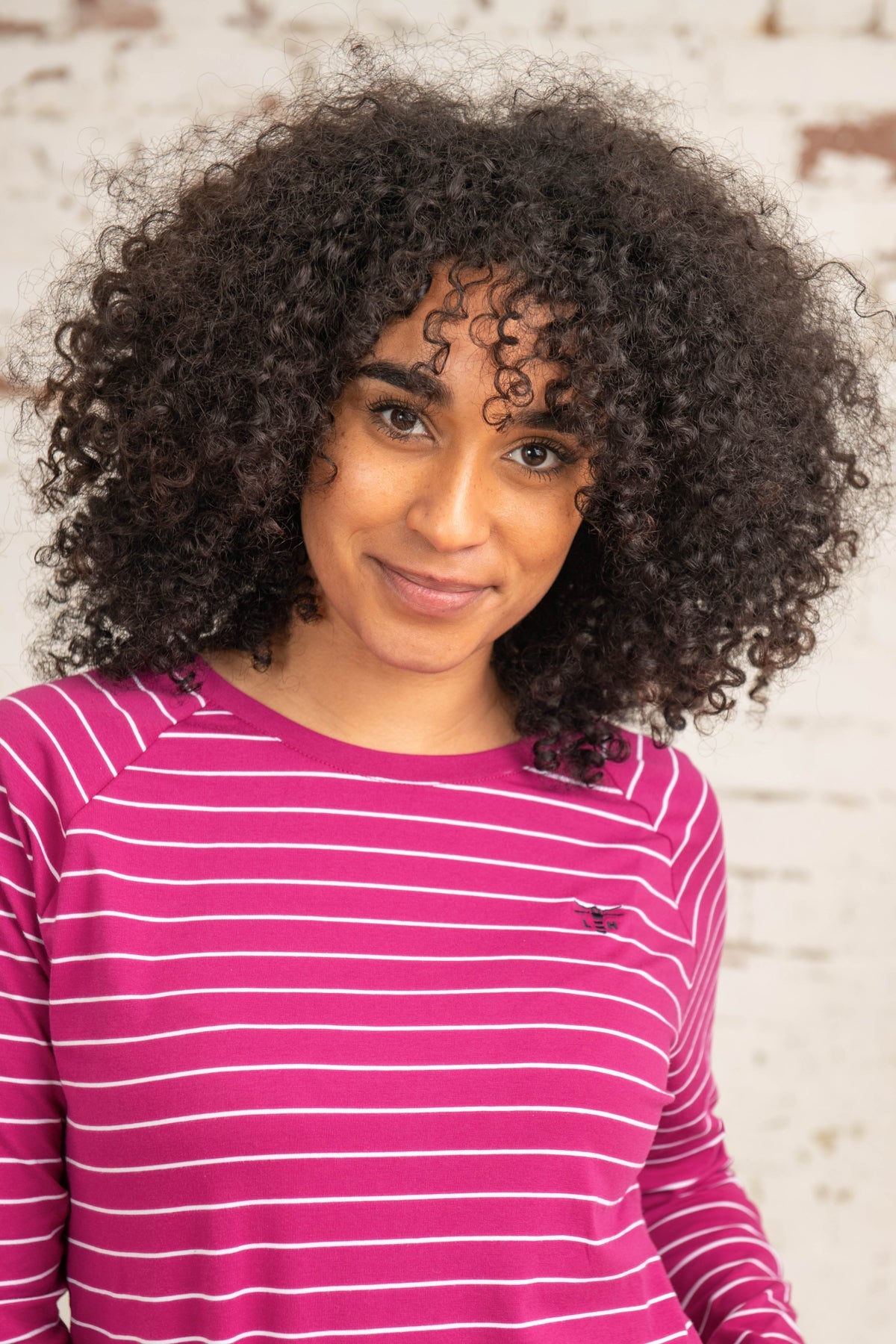 Seashore Long Sleeved Top - Deep Raspberry-Lighthouse