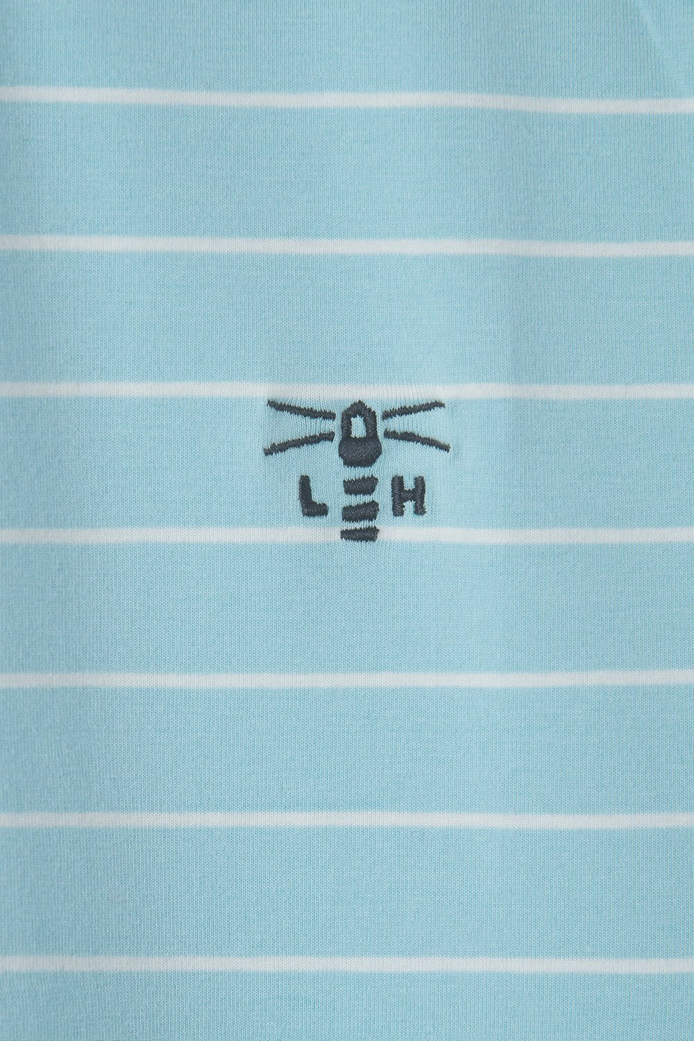 Seashore Long Sleeved Top - Pale Blue-Lighthouse