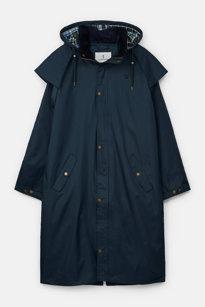 Stockman Full Length Rain Coat - Navy-Lighthouse