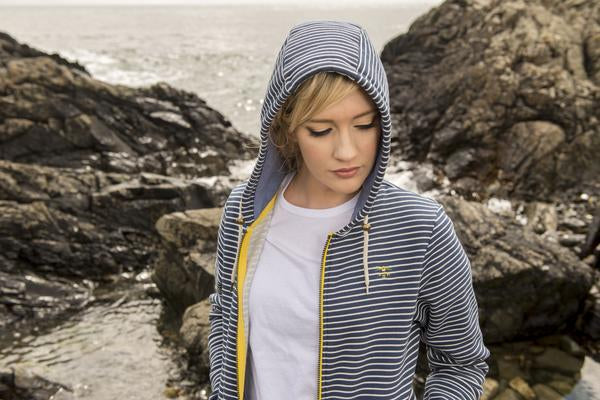 Lighthouse Clothing Striped Strand Hoody